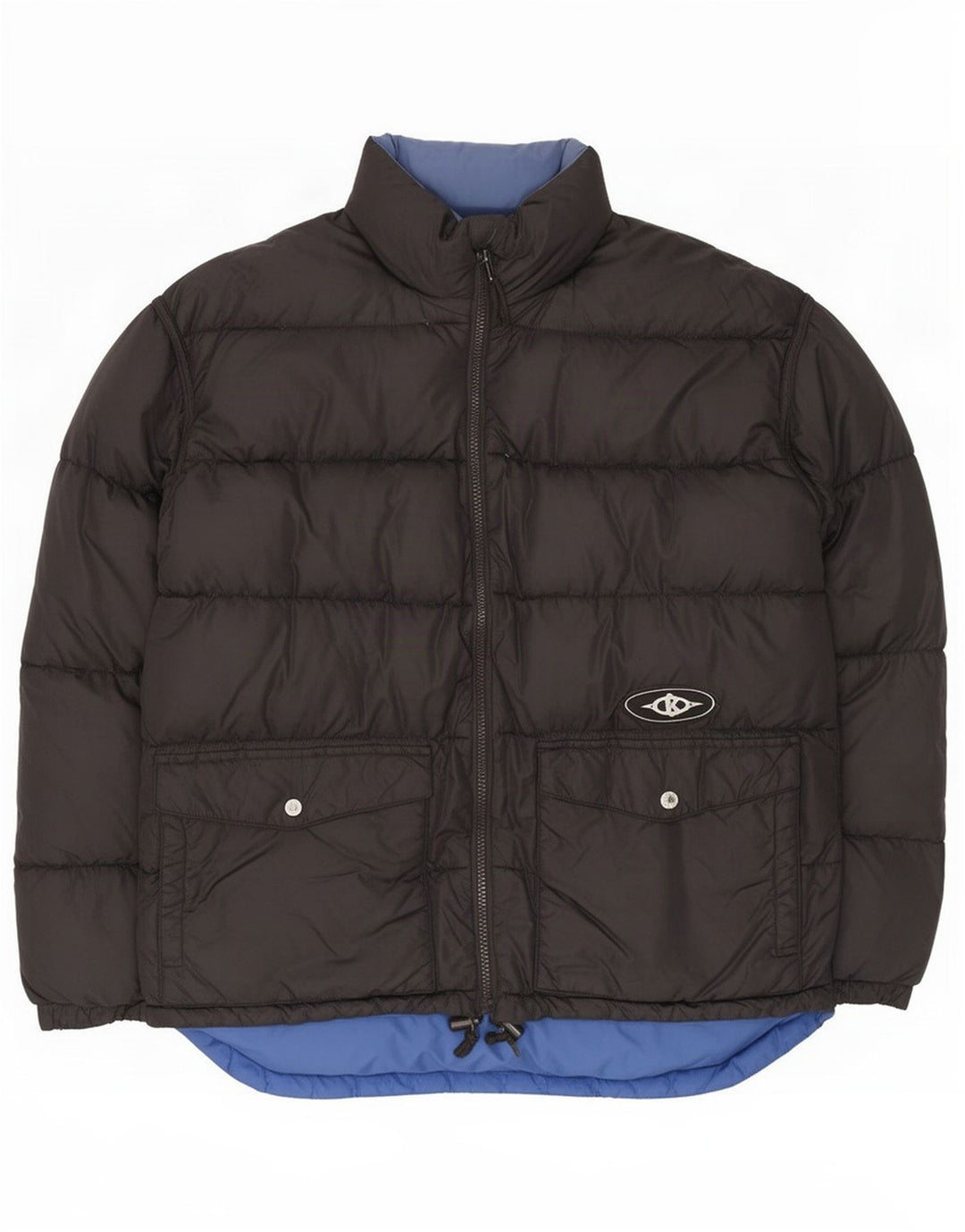 Killer Loop Veste matelassée réversible graphique pour homme UK 38 Medium Noir