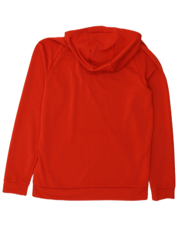 Nike Pull à capuche graphique Dri Fit pour homme Orange moyen Polyester