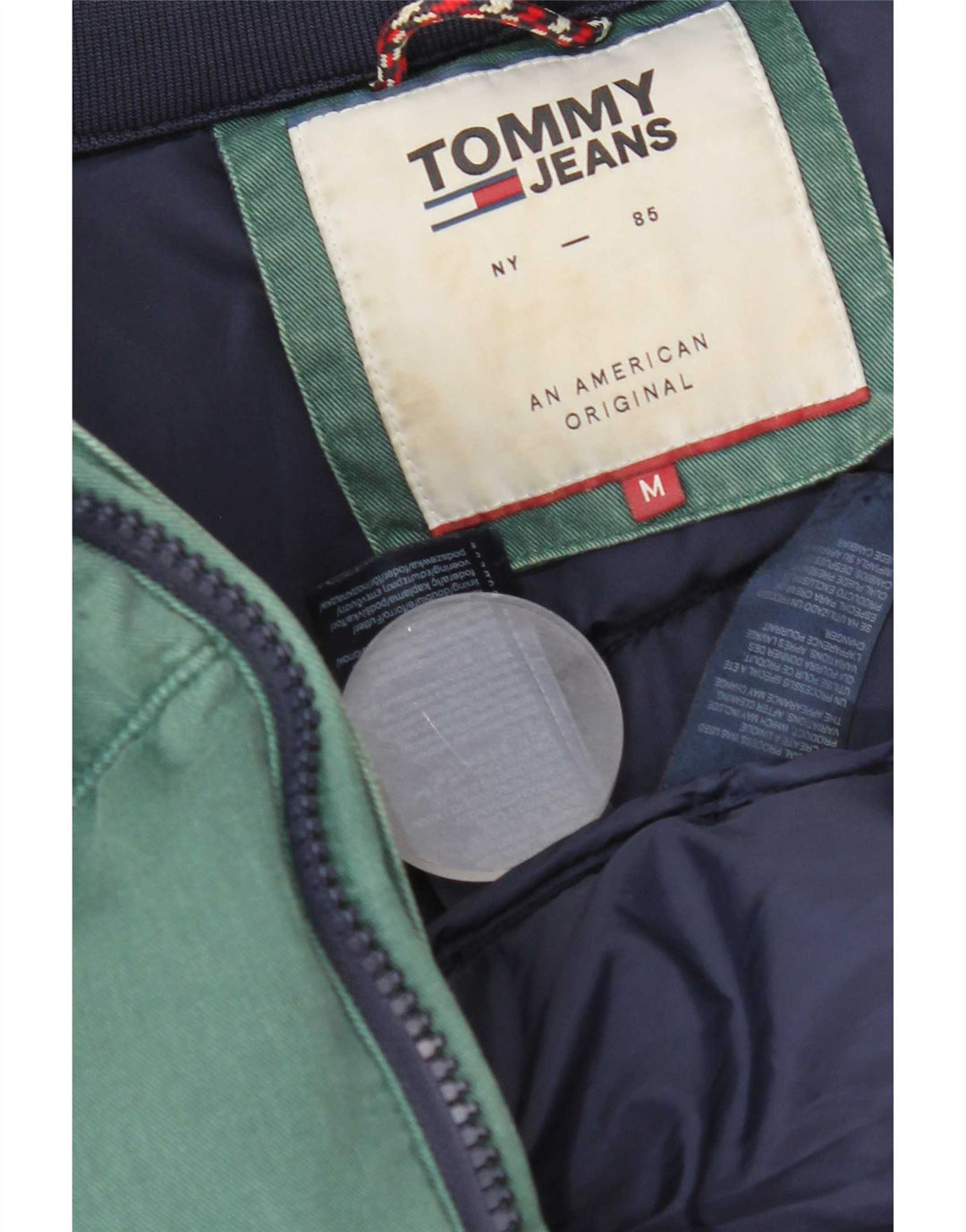 Tommy Hilfiger Veste matelassée pour homme UK 38 Coton vert moyen