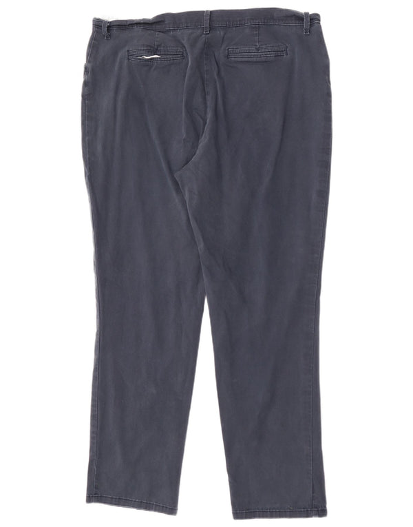 Lee Pantalon droit décontracté pour femme US 16 2XL W36 L29 Bleu marine Coton