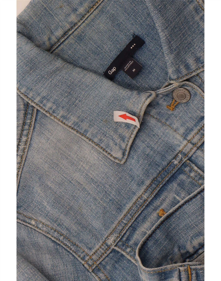 Gap Veste en jean pour femme UK 12 Bleu moyen Coton