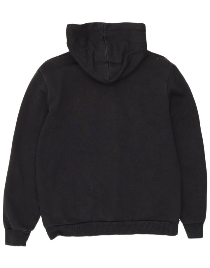 Puma Pull à capuche graphique pour homme en coton noir Taille S