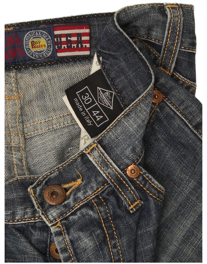 Roy Rogers Short en jean pour femme IT 44 Medium W30 Bleu Coton