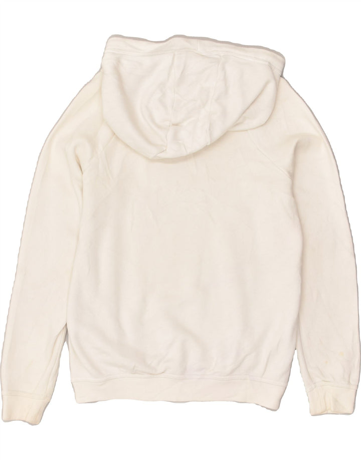 NIKE Mens Graphic Hoodie Jumper Small White Cotton | Vintage Nike | Thrift | Second-Hand Nike | Used Clothing | Messina Hembry 