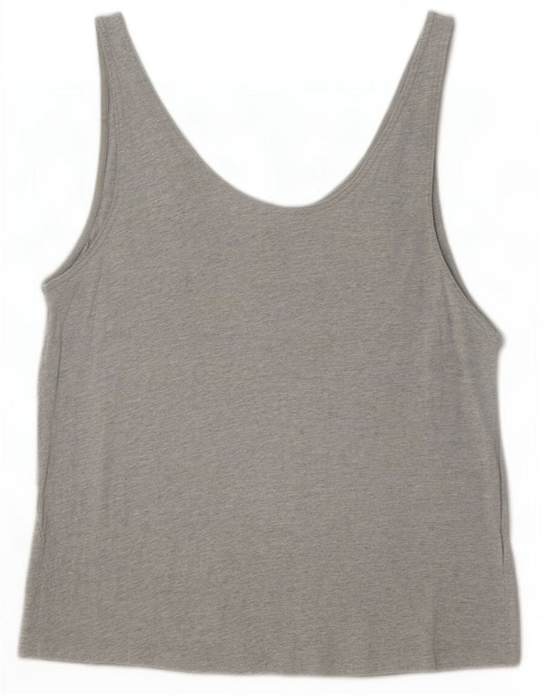 Puma Débardeur graphique pour femme UK 10 Small Gris moucheté