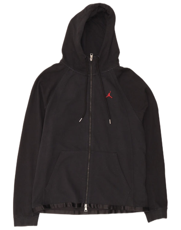 Jordan Pull à capuche zippé pour homme en coton bleu marine moyen