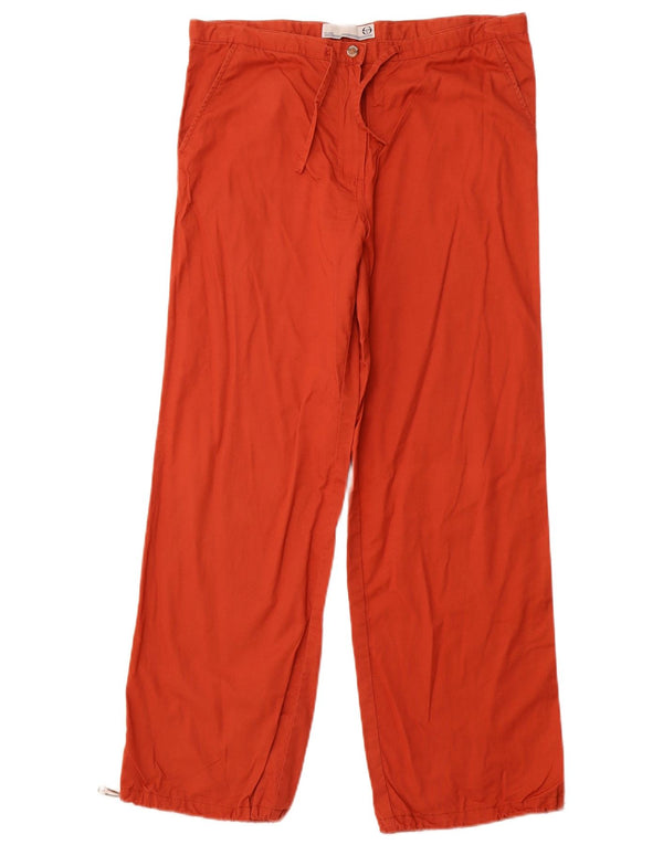 SERGIO TACCHINI Pantalon décontracté pour femme IT 44 Medium W32 L29 Orange