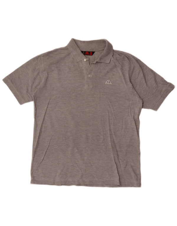 Kappa Polo Homme Grand Gris Coton