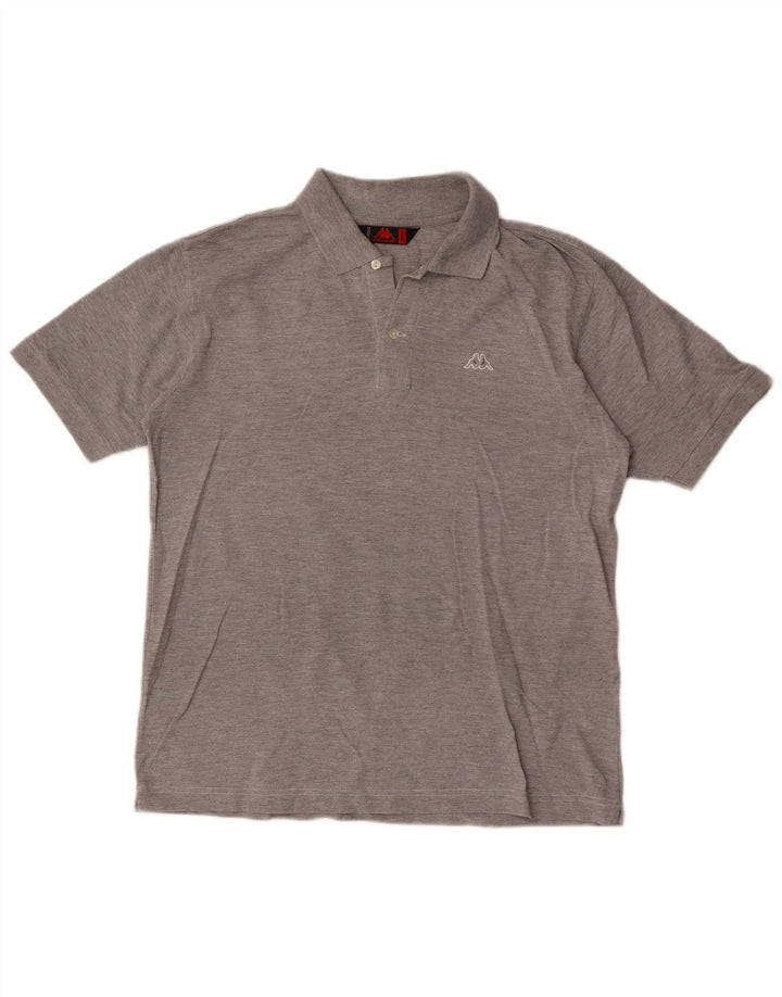 Kappa Polo Homme Grand Gris Coton