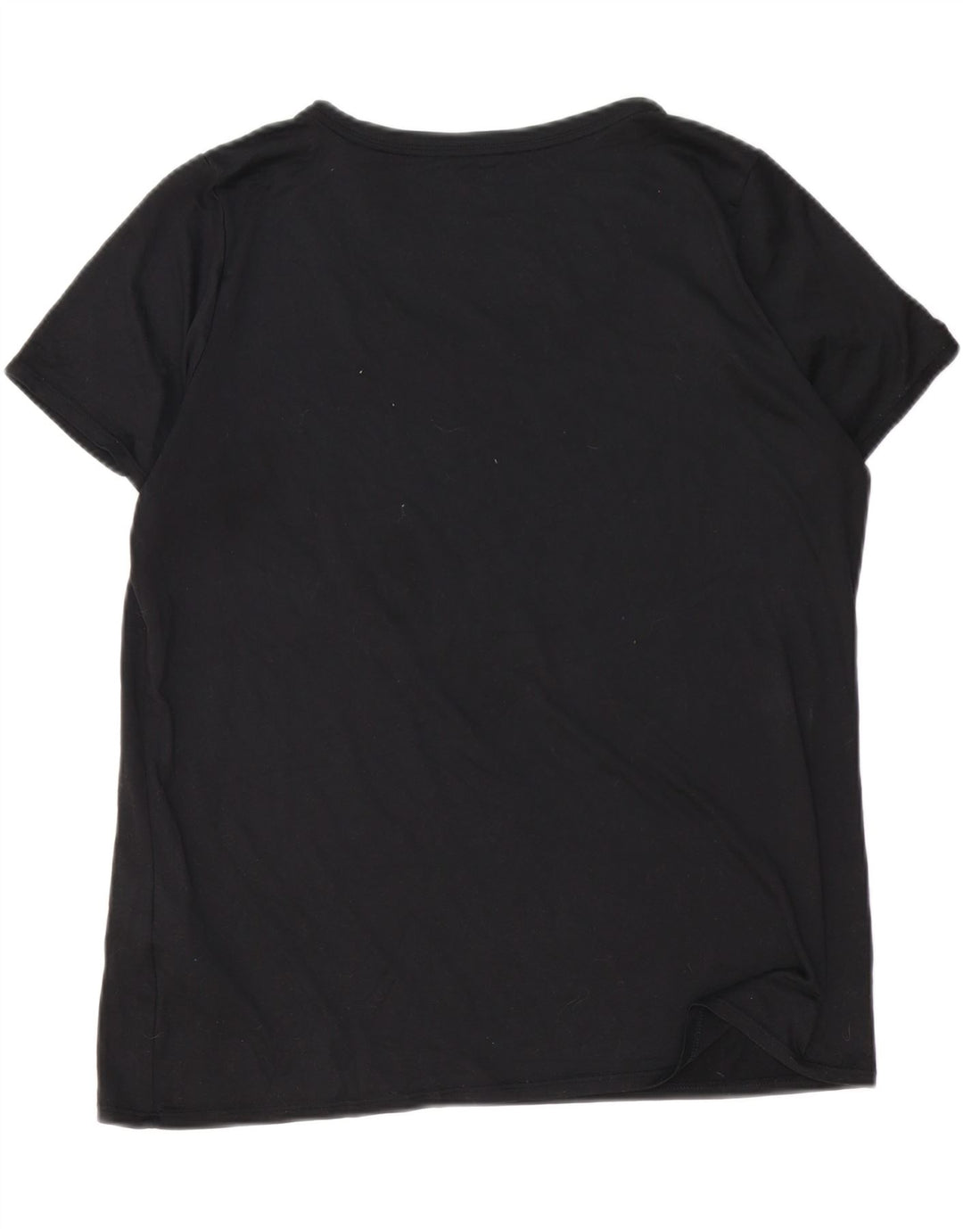 Nike T-shirt Dri Fit pour femme UK 18 XL Noir Polyester