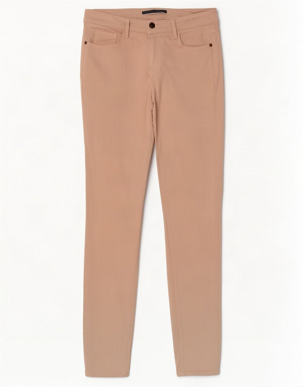 Massimo Dutti Pantalon décontracté skinny pour femme EU 38 Small W28 L29 Coton rose