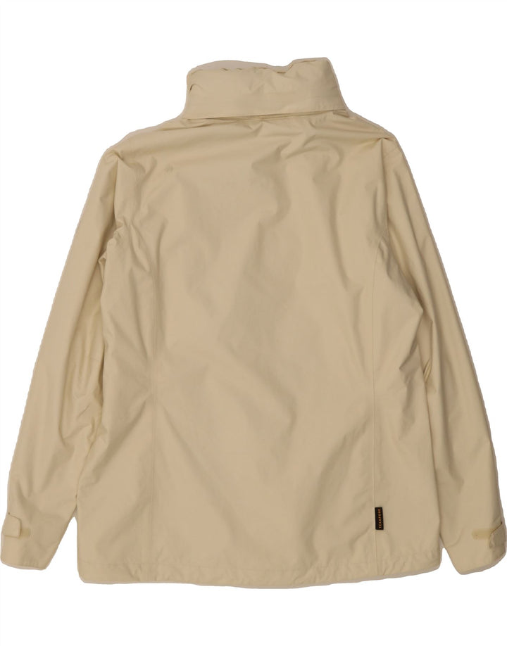 JACK WOLFSKIN Womens Rain Jacket UK 18 XL  Beige Polyamide Vintage Jack Wolfskin and Second-Hand Jack Wolfskin from Messina Hembry 
