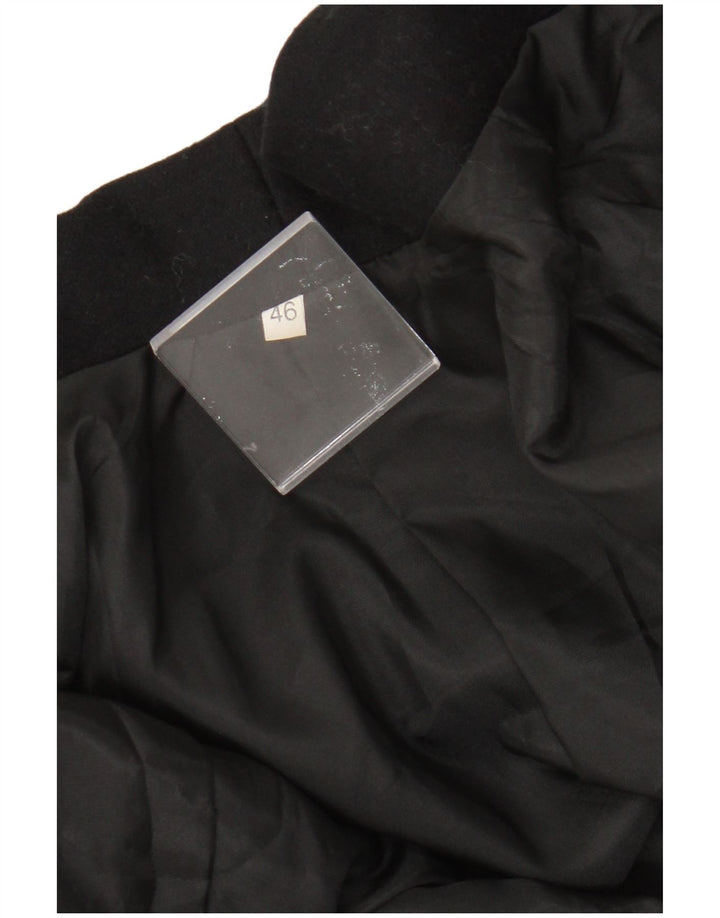 vintage Femme 1 Bouton Blazer Veste IT 46 Grand Pied-de-Poule Brun