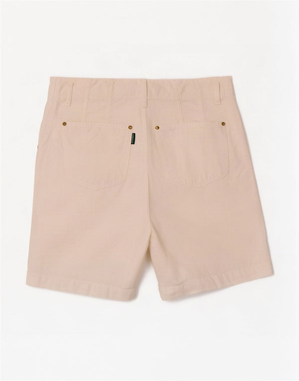 Kenny S Short décontracté taille haute pour femme W32 Grand lin blanc