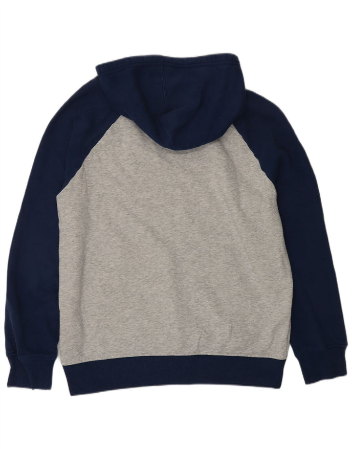 HURLEY Pull à capuche pour homme en coton color block gris moyen