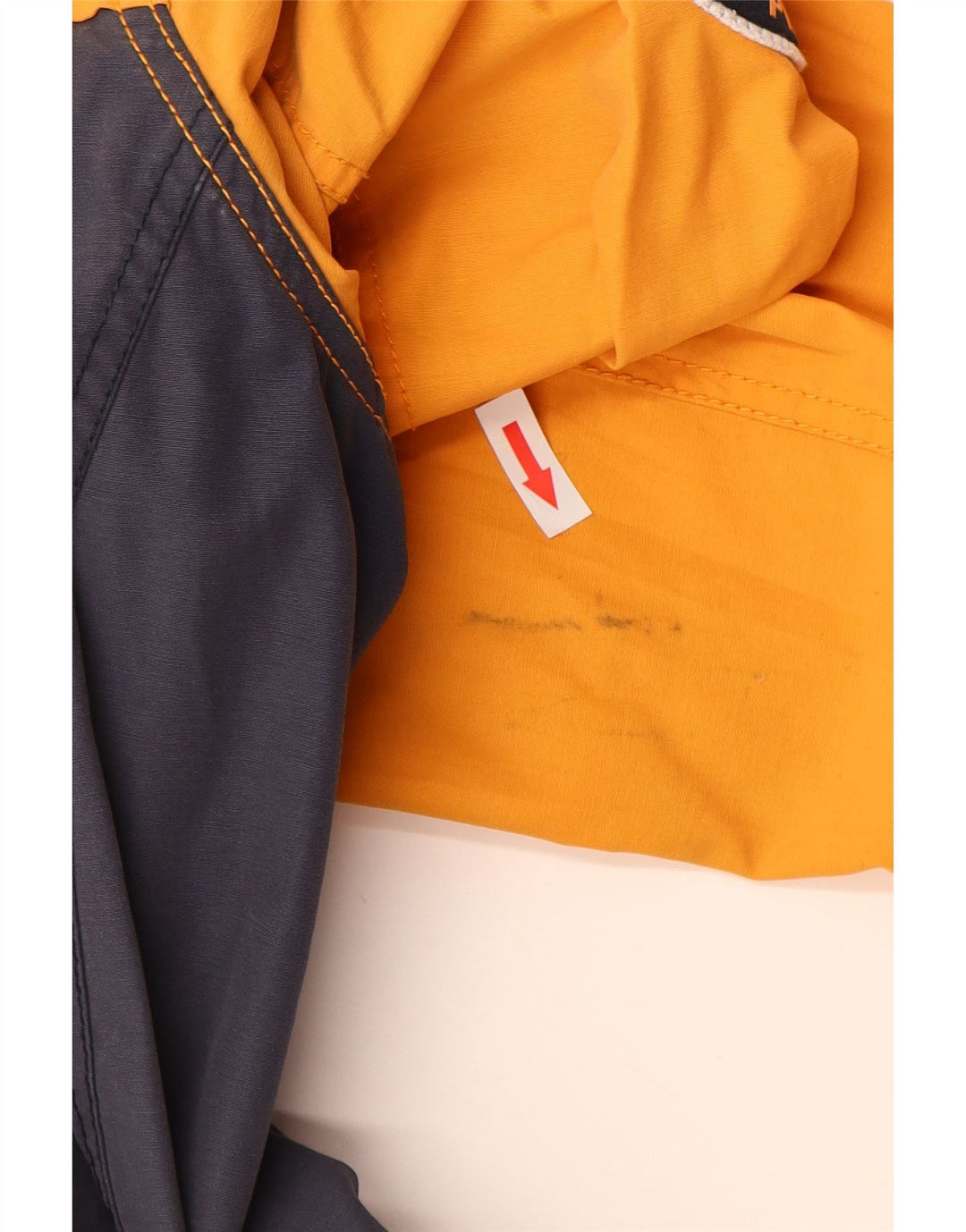 Superdry Veste coupe-vent graphique pour hommes UK 40 Large Orange Colourblock