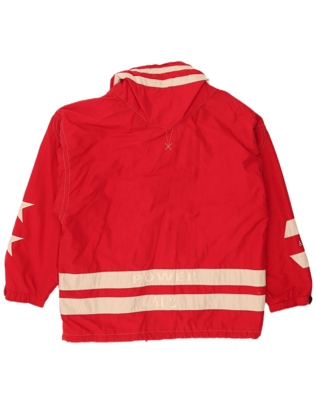 BOGNER Veste Anorak Graphique pour Homme UK 42 XL Rouge Colorblock Polyester