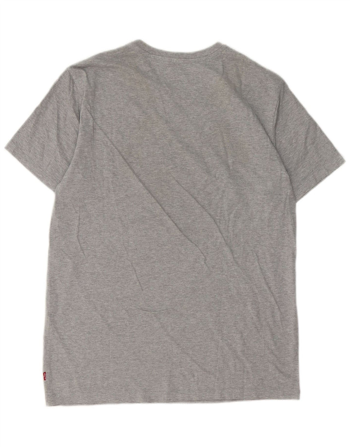 Levi's Tee-Shirt Graphique Homme Gris Moyen Flecked Cotton