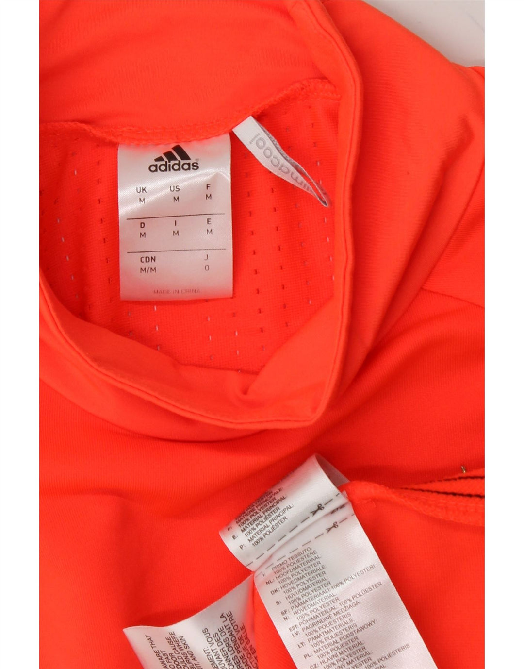 ADIDAS Haut à manches longues FC Bayern Munchen Homme Orange Moyen Polyester