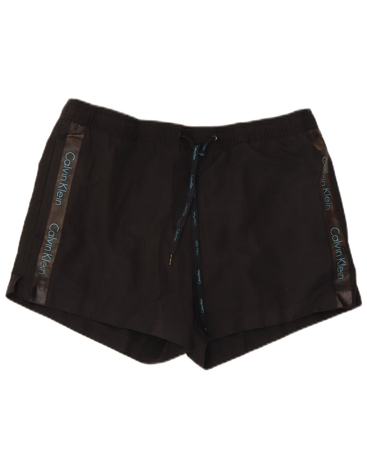 Calvin Klein Short de Bain Graphique Homme Noir Moyen Polyester