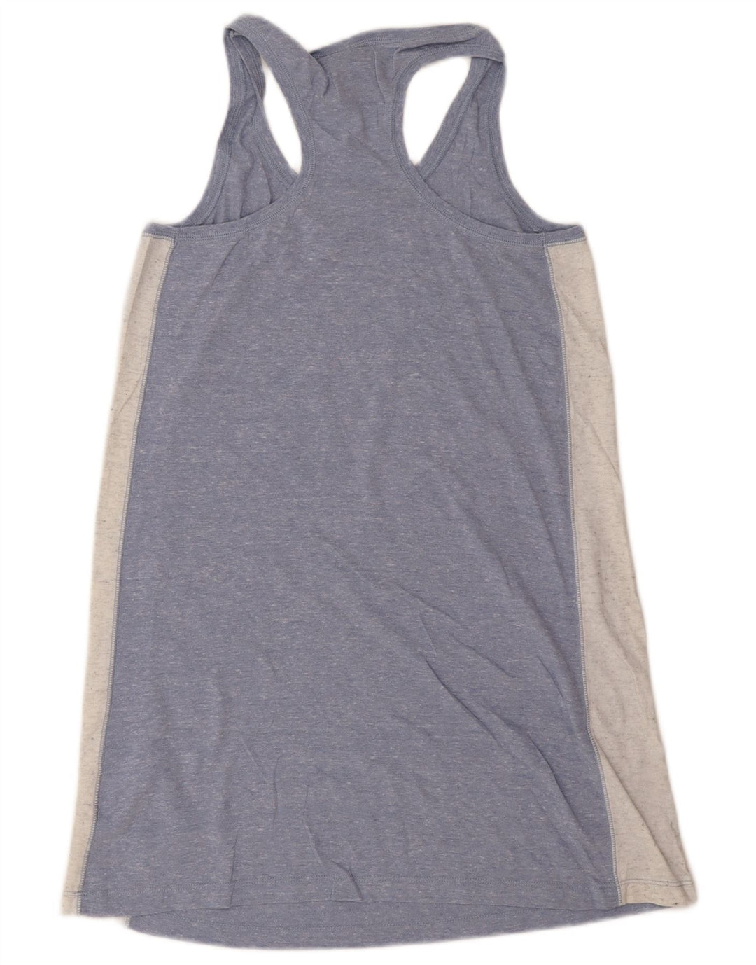 NIKE Robe t-shirt graphique sans manches pour femme UK 10 Petit Bleu Colorblock