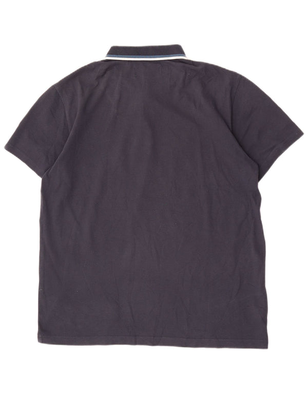 Penguin Polo Homme Large Bleu Marine Rayé Coton