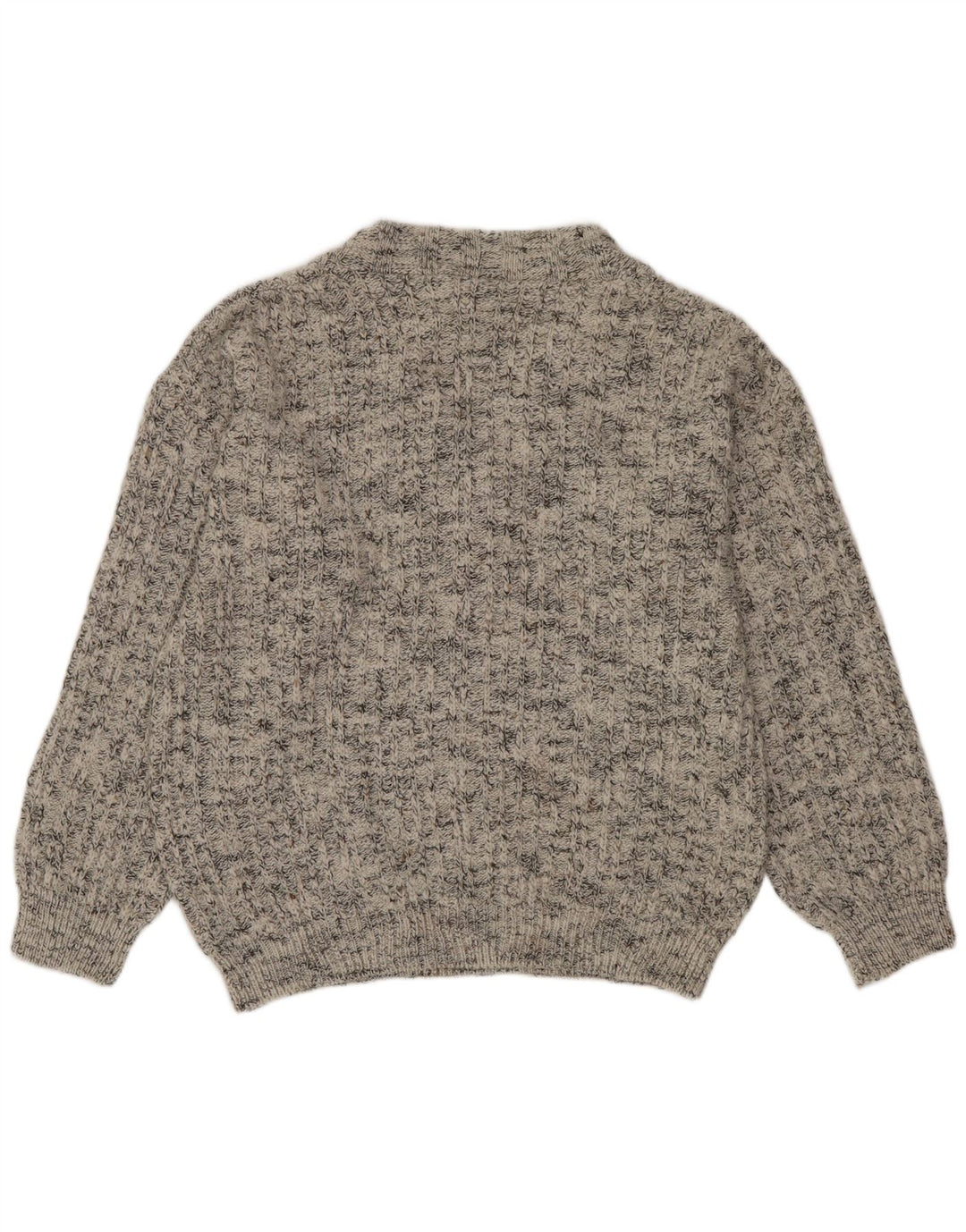 C&A Pull New Fast Col V Homme Gris Moyen Acrylique Moucheté