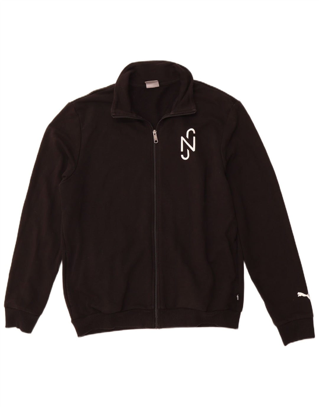 PUMA Veste de survêtement graphique pour hommes, grand, noir