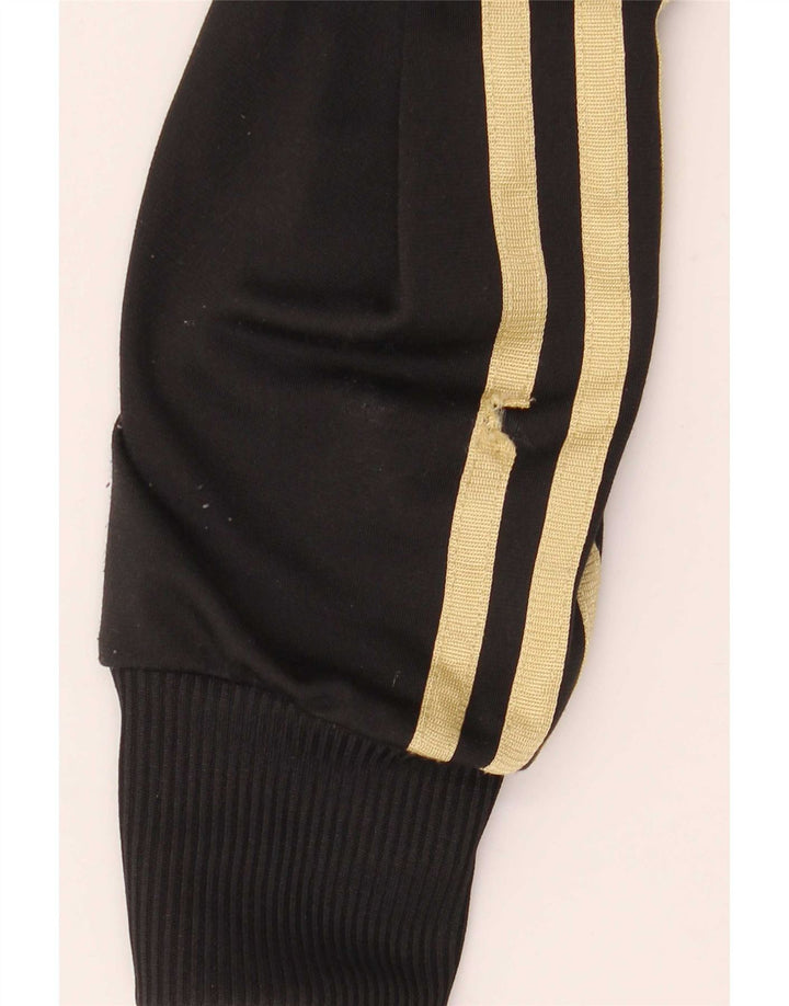 Adidas Femmes Graphique Survêtement Top Veste EU 40 Moyen Noir Polyester