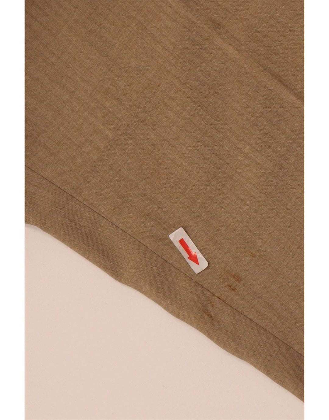 Farah Pantalon de Costume Droit Homme W36 L29 Beige Polyester
