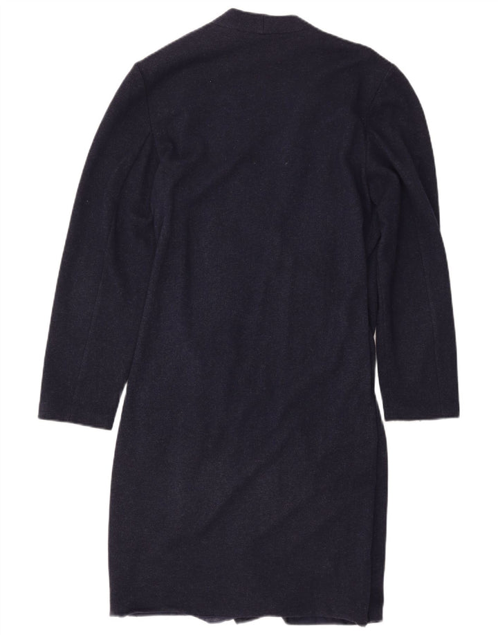 Gianfranco Ferre Robe droite à manches longues pour femme UK 14 Bleu marine moyen