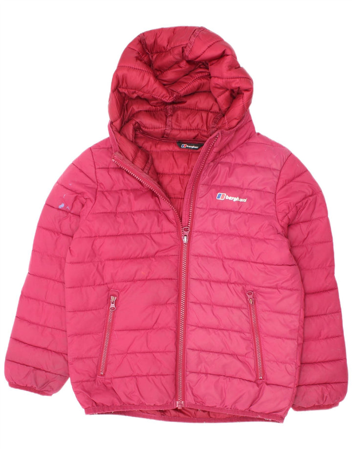 Berghaus Veste matelassée à capuche fille 5-6 ans Rose Polyester