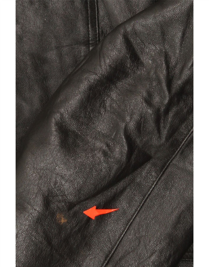 Indios Veste en cuir homme IT 52 XL Cuir noir