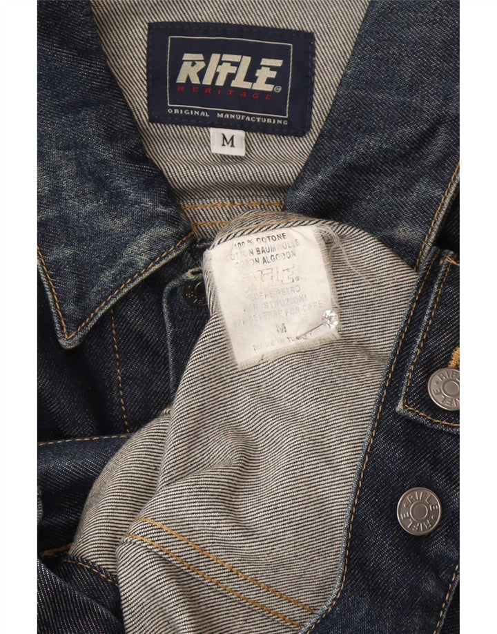 Rifle Veste en jean pour homme UK 38 Coton bleu marine moyen
