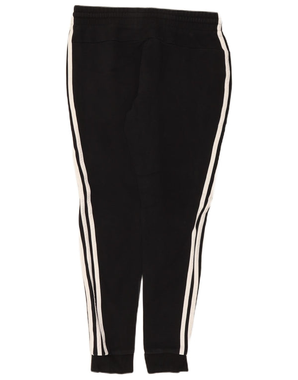 Adidas Pantalon de survêtement pour femme Joggers UK 12/14 Coton noir moyen