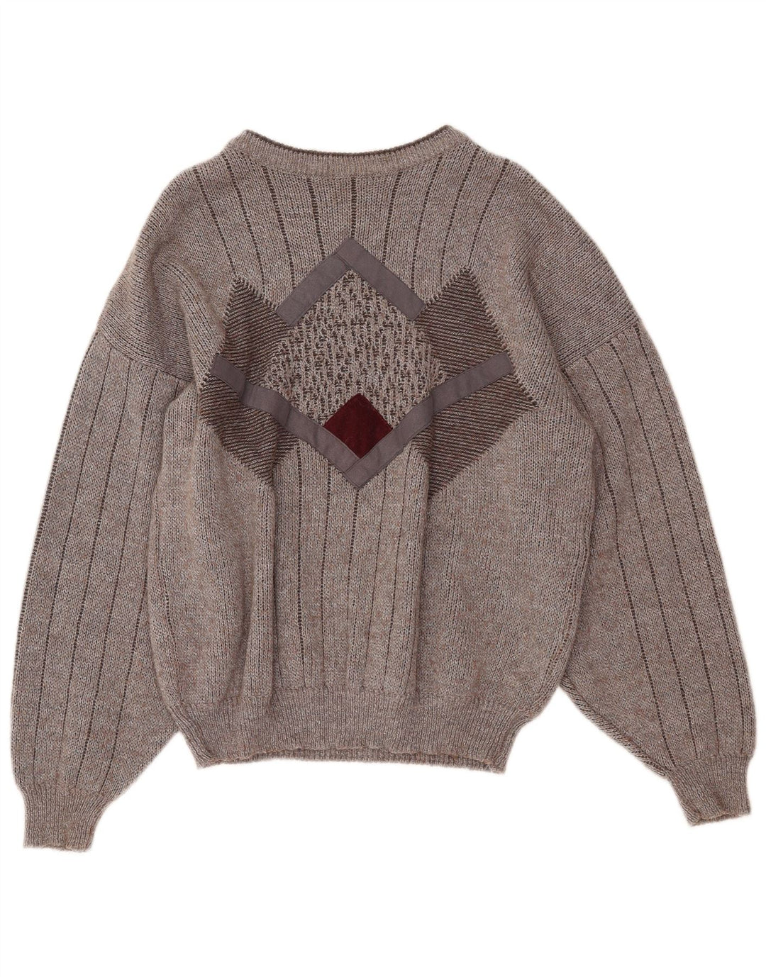 ANGELO LITRICO Pull Col Bateau Homme IT 48/50 Gris Moyen