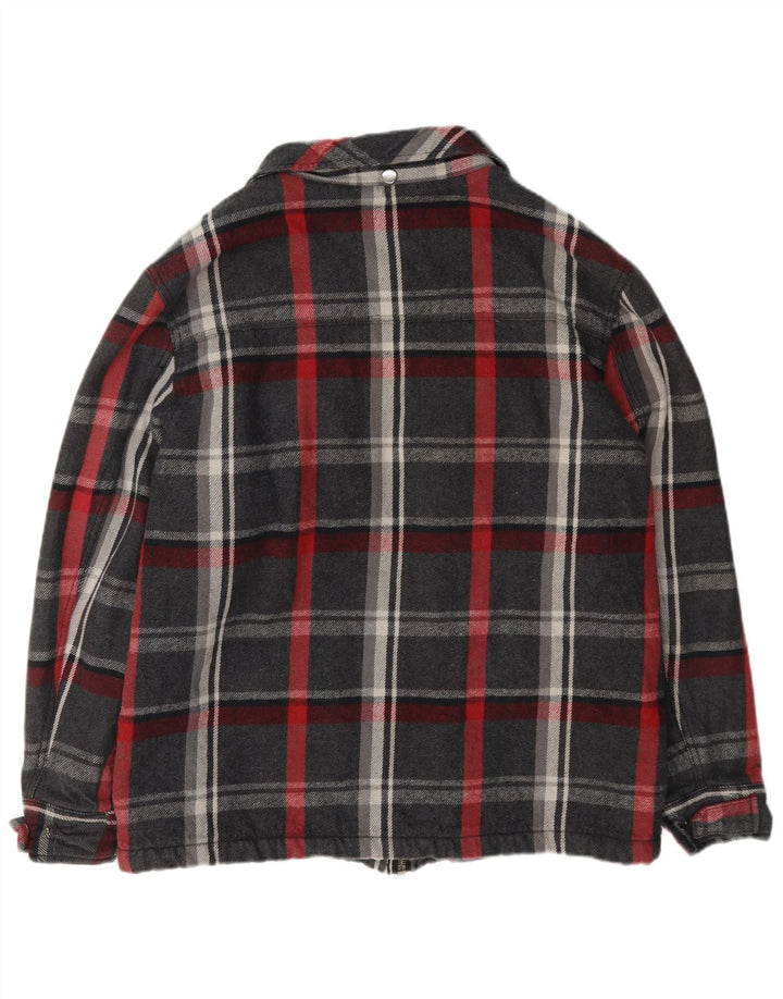 Dickies Veste utilitaire Sherpa pour homme UK 40 Grand coton à carreaux multicolores