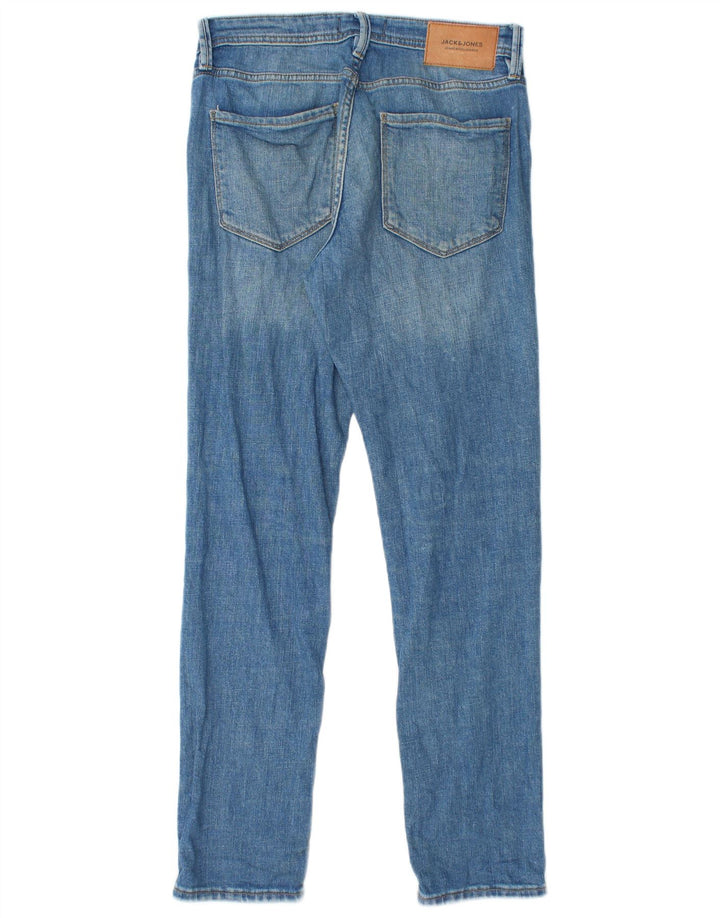 JACK & JONES Jean Slim GLENN Homme W27 L30 Bleu Coton