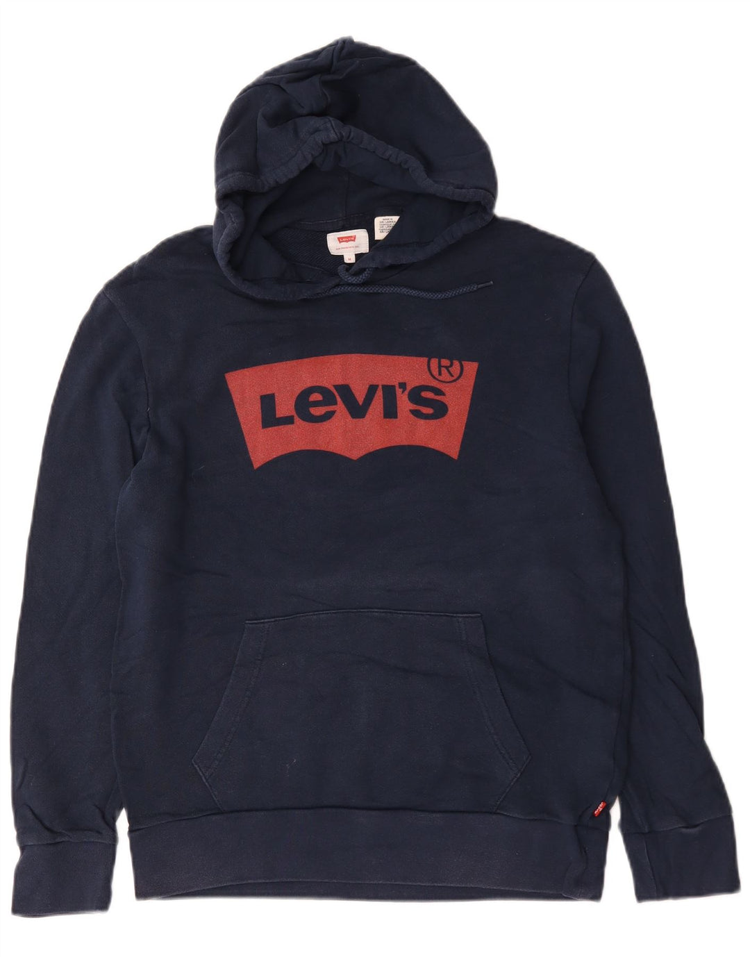 Levi's Pull à Capuche Graphic Homme Bleu Marine Moyen Coton