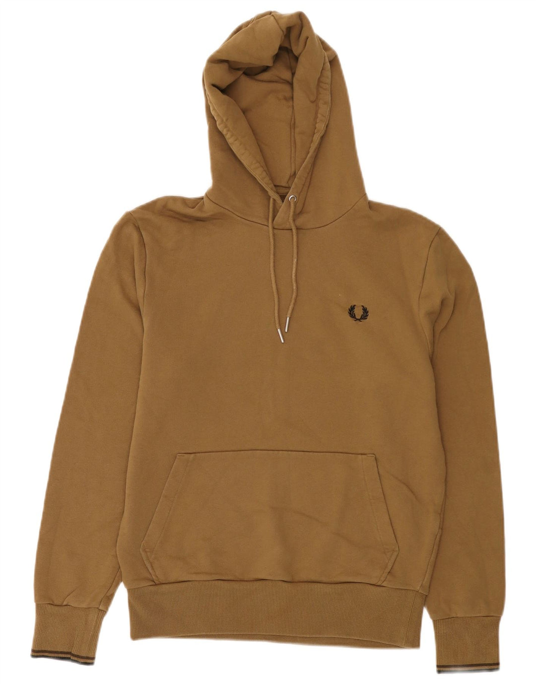 Fred Perry Pull à capuche pour femme Petit coton beige