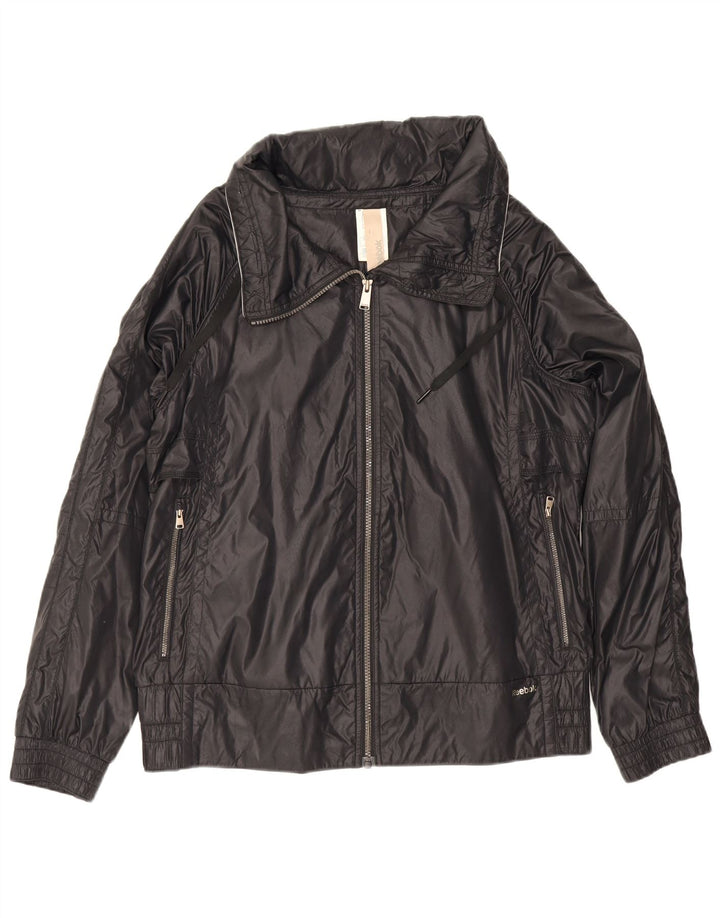 Reebok Veste Bomber Homme UK 42 XL Noir Nylon