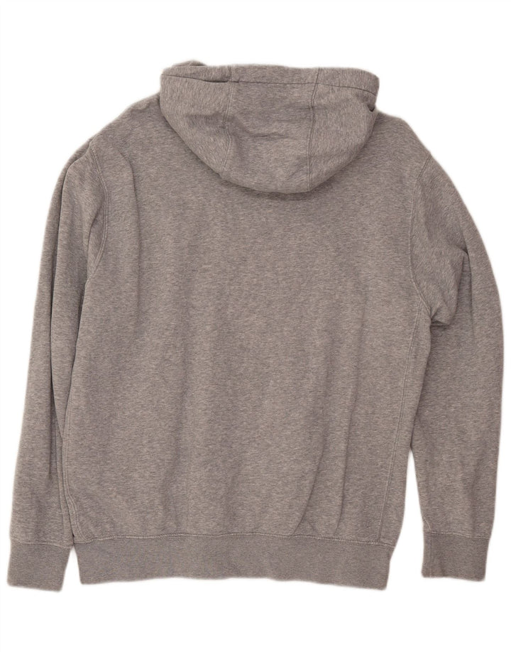 Nike Pull à capuche graphique en coton gris moyen pour homme