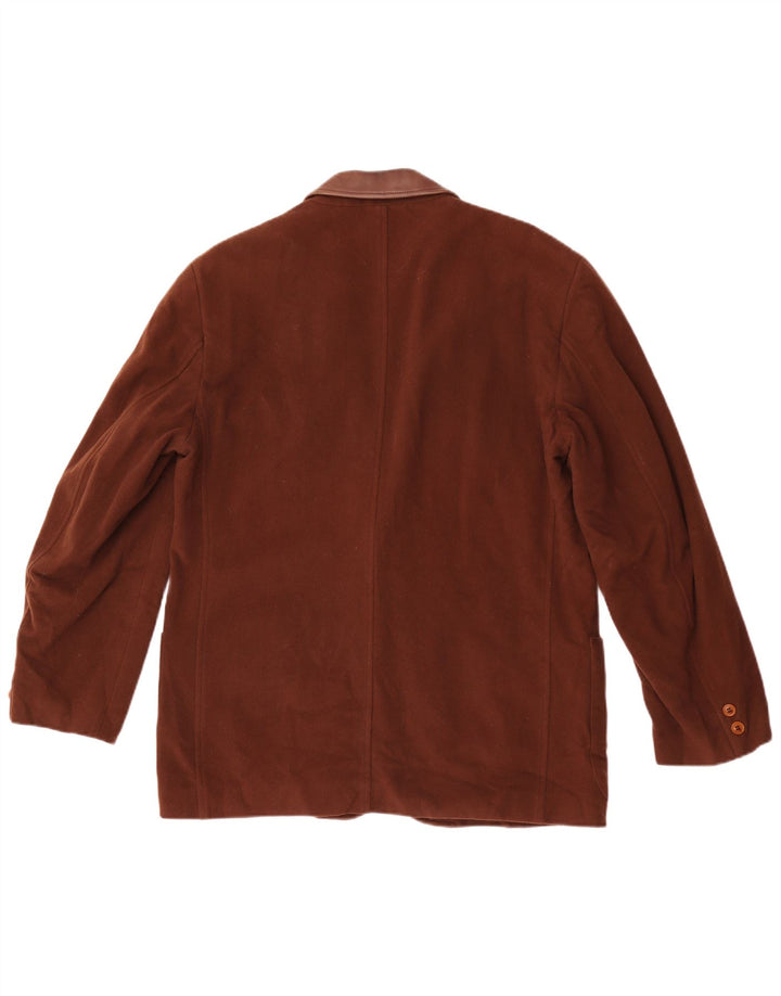 Marlboro Classics Veste Blazer 2 Boutons Homme EU 48 Laine Marron Moyen