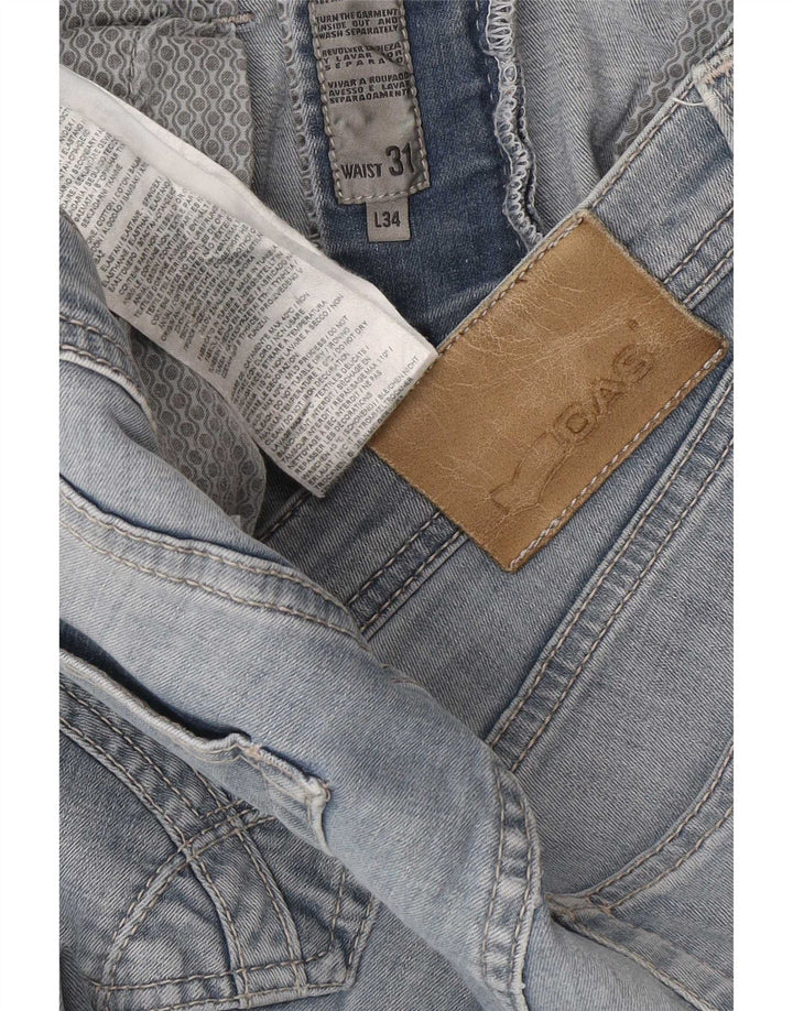 Gas Jean Slim Homme W31 L29 Bleu Coton