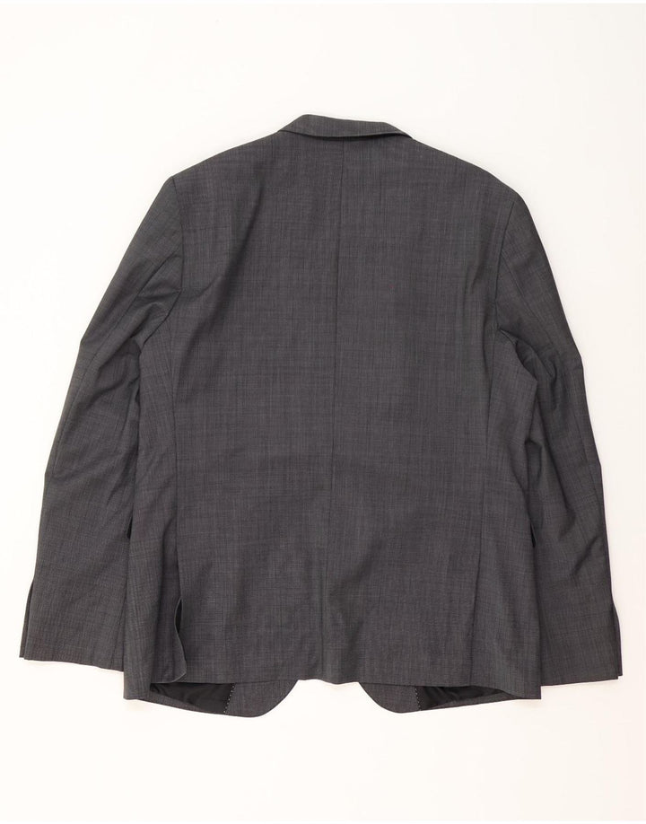 S.Oliver Costume 2 pièces pour hommes UK 46 3XL W38 L32 Gris Polyester