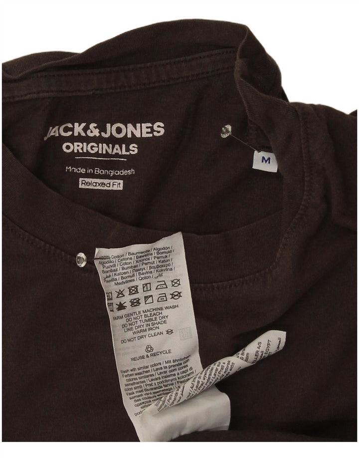 Jack & Jones T-Shirt Coupe Relax Homme Gris Moyen Coton