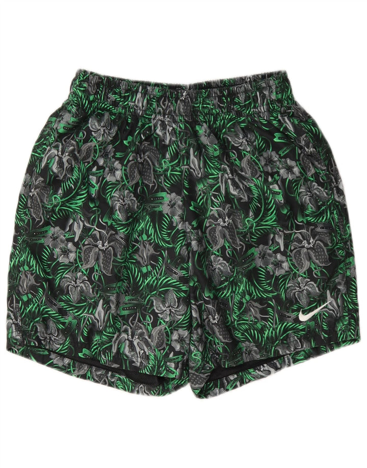 Nike Short de bain pour homme Petit polyester vert floral