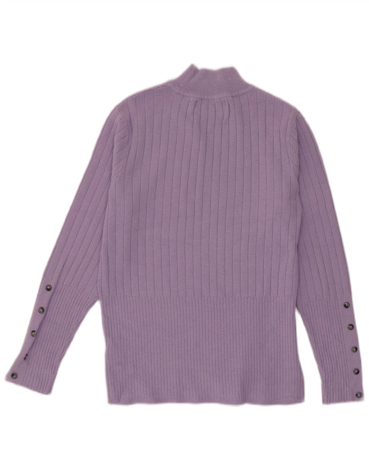 Marks & Spencer Pull col roulé pour femme UK 12 Violet moyen