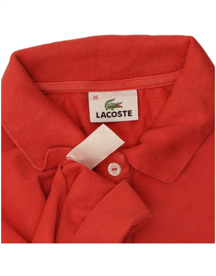 Lacoste Polo Femme Taille 38 Coton Rouge Moyen