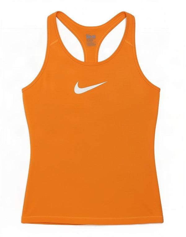 Nike Dri Fit Graphic Débardeur pour femme UK 14 Large Jaune